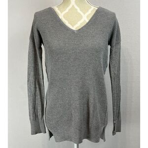 LULULEMON Gray Pullover Long Sleeve Gray Sweater Size 6 Loose Fit Boolux Knit
